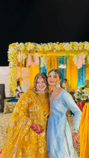beautiful bride with bridesmaid💫🥀✨❤️ #bridallook #wedding #bridemaid