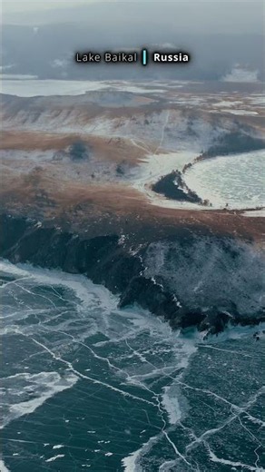 Soaring Over Lake Baikal, Russia | Scenic Aerial Journey