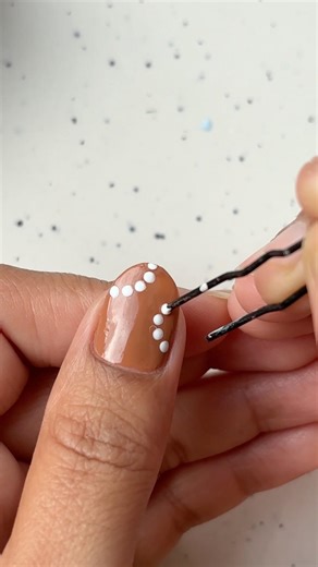 Minimal Brown Nails But Make It Aesthetic 🤎💅 #nailart #naildesign #shortnails #easy