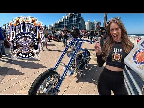 Epic Daytona Beach Bike Week - Amazing Custom Choppers Baggers & Harleys
