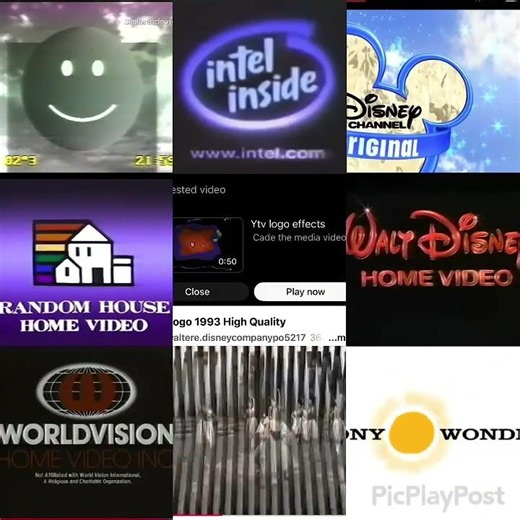 9 logos played at once
