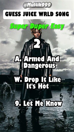 Guess Juice WRLD song! part 391 #999 #aprilfools