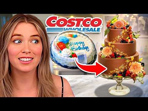 I made a professional wedding cake out of Costco stuff