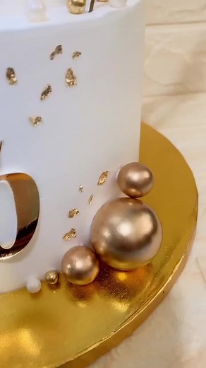 50th Birthday Cake Designs: Two-Tier Cake Inspiration