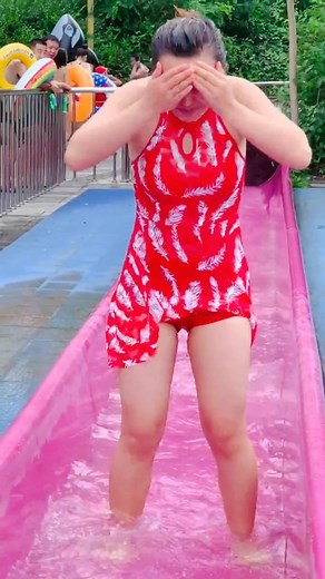 Fun Waterpark Teen Bikini Girls Video Compilation
