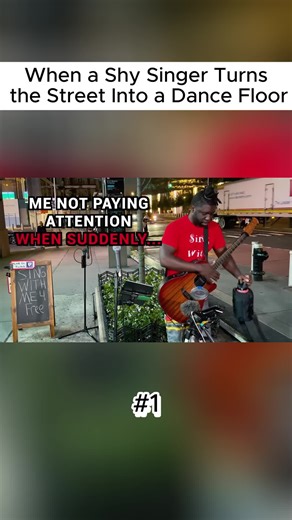Shy Singer Turns Street Into a Dance Floor Performance