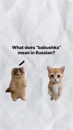 Daily Russian Teacher on Instagram: "What does “babushka” mean in Russian #learnrussian"