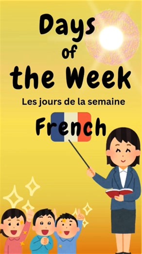 Days of the Week 🇫🇷 | Les jours de la semaine 🇫🇷 |‪@FrenchAndFunWithDeepti‬