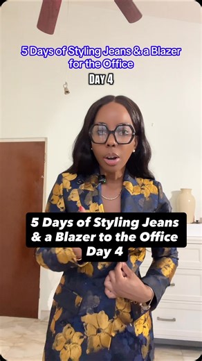 5 Days of Styling Jeans/Denim and a Blazer to the office. This is day 4 and this blazer from @zara has to be one of my favorites. I paired this blazer with a dark denim pants from @Commense that’s I showed earlier in the week. Shop similar pieces on my LTK: 🔍dsjcox or comment SHOP for a dm with a link to the trouser! https://liketk.it/5UnJz #denimandablazer #jeansandblazer | dsjcox