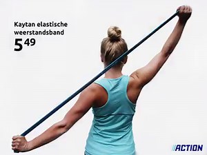 Rekken en strekken! Met deze elastische weerstandsband is je workout altijd geslaagd. 💪 | Action