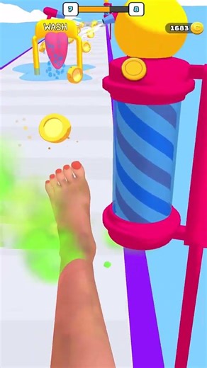 Nail & Foot Spa Runner Mobile Gaming Level 4 Gameplay #games #gaming