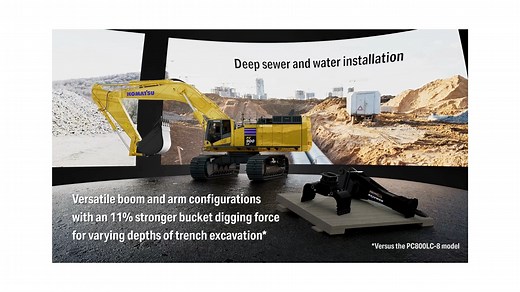 2.3K views · 26 reactions | Power and precision come standard with the PC900LC-11 excavator. Designed for versatility and built with 11% stronger bucket digging force, it's ready to tackle any excavation challenge. Visit https://bit.ly/3TfsneS to learn more. | Komatsu North America | Facebook