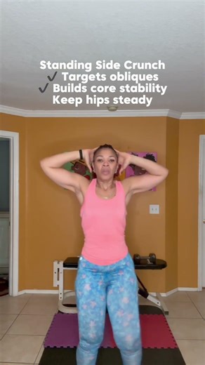 Standing Core Workout #50andfit #mobility #Core