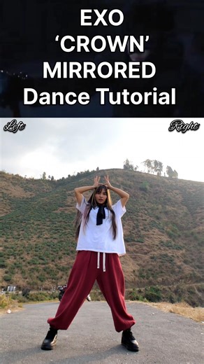 EXO ‘Crown’ 👑 Mirrored Dance Tutorial #exo_crown #kpop #tutorial #shorts