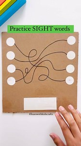 Try this activity to work on words, sight words, spellings, mazes. .Follow @learnwithkidscrafts for more ideas. #learningathome #kindergarten #earlyyearseducation #homelearning #handsonlearning #homeschooling #scienceofreading #phonicsactivities #sightwords #learntoread. Want more fun phonics games? | Learn with Kids Crafts