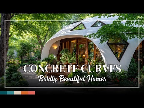 Domed Brutalist Houses – Architectural Curves of Concrete with Majestic Modern Sophistication