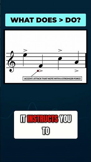 What does this Arrow symbol mean above a music note? 🤔🎵
