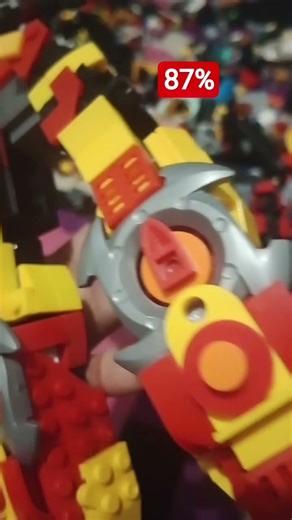 yellow cyborg astro 87% lego mech# lego mecha#