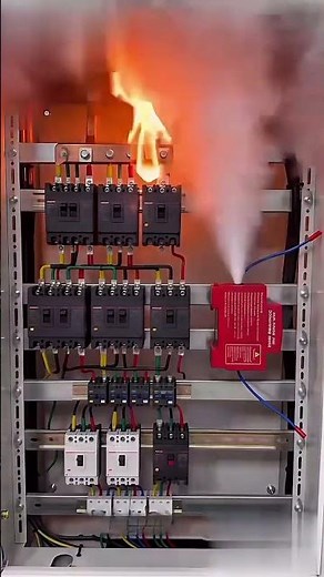 Inside a Professional Electrical Control Panel ⚡Setup and need for a aerosol fire extinguisher#elect