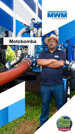 Você já conhece as motombas MWM? 🤔 Hoje o Ivan Oliveira nos conta todos os detalhes que fazem desta uma solução tão importante para o produtor. ✨🤠 • Te esperamos no estande 33.4B, das 8h as 18h. | MWM Motores e Geradores