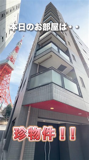[Tokyo Tower right in front of you!? 🗼] I'd love to live in a place with such a spectacular view ...