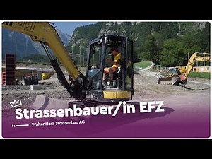 Die Ausbildung als Strassenbauer/in EFZ - Walter Hösli Strassenbau AG | Lehrstellenvideo | Yousty