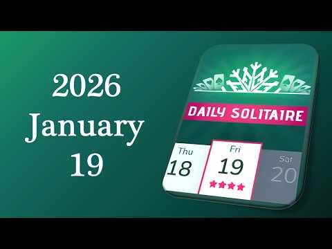 Daily Challenge Solitaire Solution January 19 2026