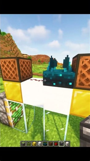 Minecraft Automatic Sensor Door🚪 #minecraft #shorts