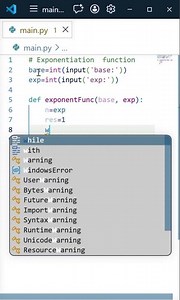 exponentiation function #python #pythonprogramming #problemsolving #pythonforbeginners