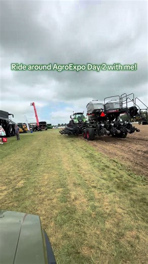 A live look at Day 2 of AgroExpo! Just a few hours left to come check out all the exhibitors and demos!🌽🌱 #agroexpo2025 #farmlife #farmtok #agriculture #michigan