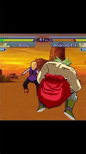 Broly vs Android #18 #dragonball #phonk