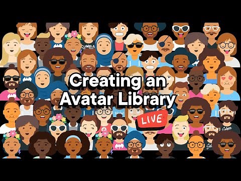 Creating an Avatar Illustration Library with Sketch (LIVE)
