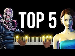 Top 5 Resident Evil - Save Room Themes (Piano Version)