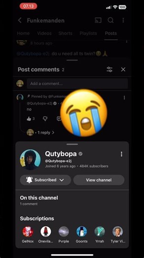 Why does ‪@QutybopaYT‬ spawn every time hes summoned?!😭✌️