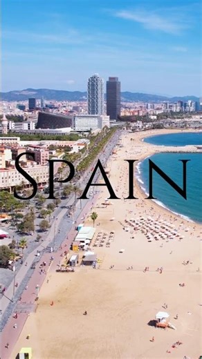Spain = beach heaven mode ON 🇪🇸🏖️3,000+ beaches. Crystal-clear water. Endless summer vibes. ☀️🌊