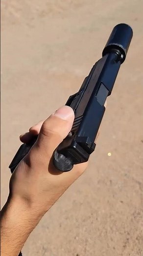 Hush Puppy Model 2 Silencer with the SLD switch activated 🤫