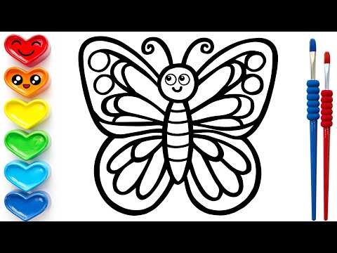 How to Draw Cute Butterfly Easy