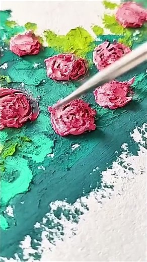 Draw Red Rose in Just Minutes 🌹#rose #art #drawing #cool #oilpastelart #love