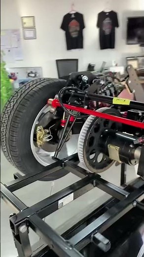 Roadsmith Harley trike kit on the stand