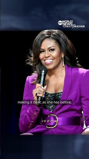 Michelle Obama shuts down rumors of 2024 presidential run