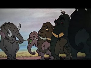 The Jungle Book (1967) The Elephant March (Scene) Part 1