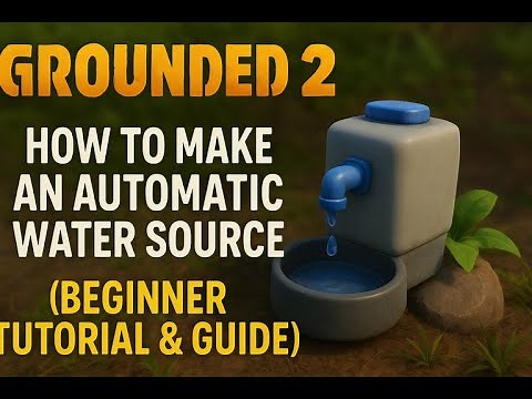 Grounded 2: How to Make an Automatic Water Source (Beginner Tutorial & Guide)