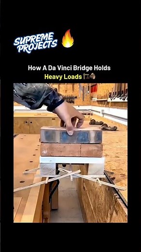 How A Simple Bridge Design Holds Tons Of Weight 🪵💪