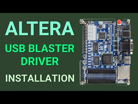Altera USB Blaster - Driver Installation (+ Download Link)