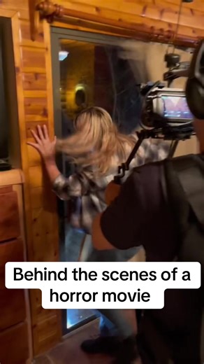 Behind the scenes of a horror movie #horrortok #whatmovie #behindthescenes #foundfooragehorrormovies #recommendedmovies