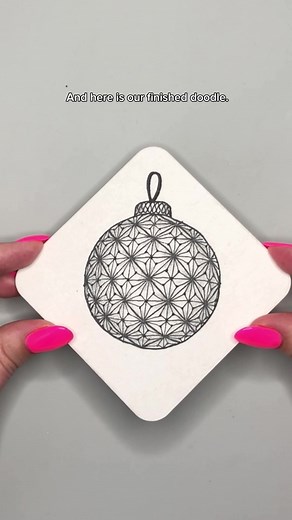 Christmas Ball Doodle Tutorial for Beginners