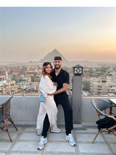 Découverte des pyramides de Gizeh avec l'équipe nationale d'Égypte