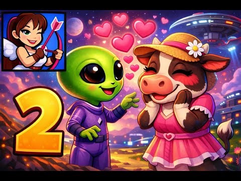 💘 Love Archer Gameplay Walkthrough Stage 2 – Satisfying Arrows & Love Stories Continue (Android,iOS)