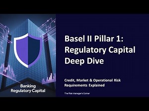Basel II Pillar 1 Explained: Credit, Market & Operational Risk Capital | Risk Manager’s Guide
