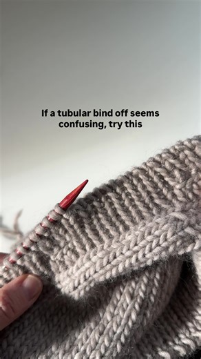 Easy Tubular Bind Off Method for Knitting